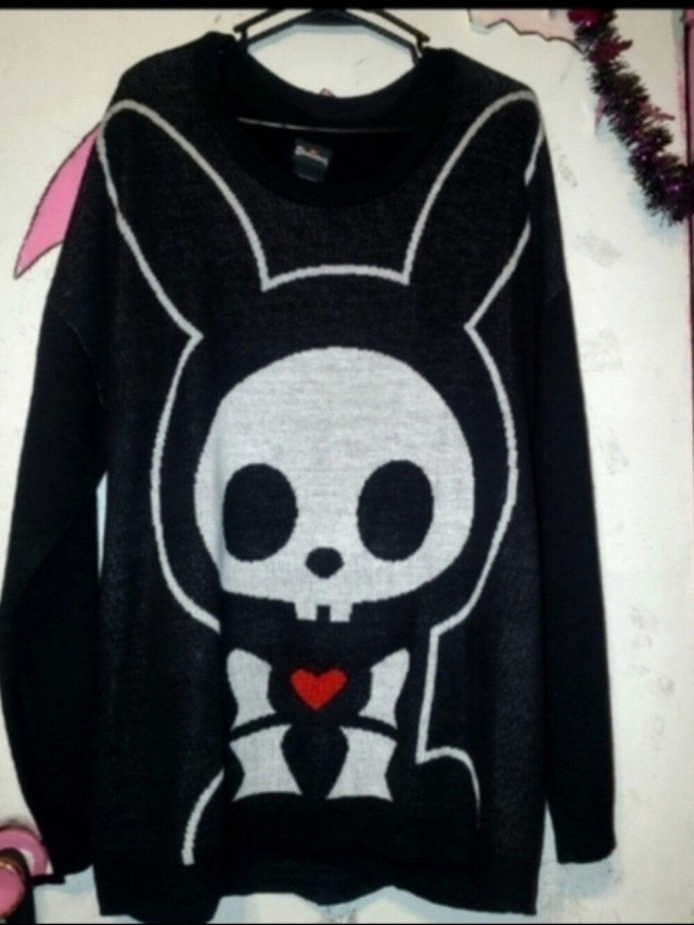 Gothic Skelanimals Bunny Sweater Hot Topic Killstar Dollskill Widow Sourpuss